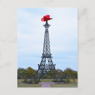 Carte Postale Tour Eiffel, Paris, Texas