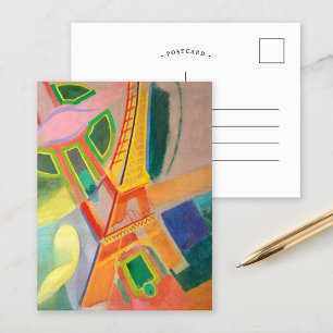 Carte Postale Tour Eiffel Robert Delaunay