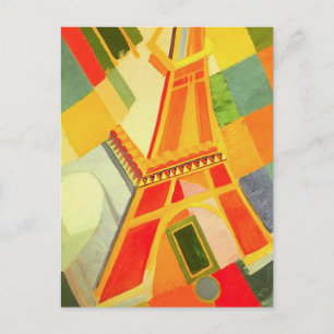 Carte postale Tour Eiffel Robert Delaunay