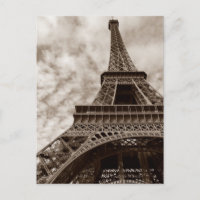 Tour Eiffel Sepia De Sous-Romance Paris Europe