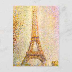 Carte postale Tour Eiffel Seurat