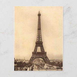 Carte Postale Tour Eiffel vintage