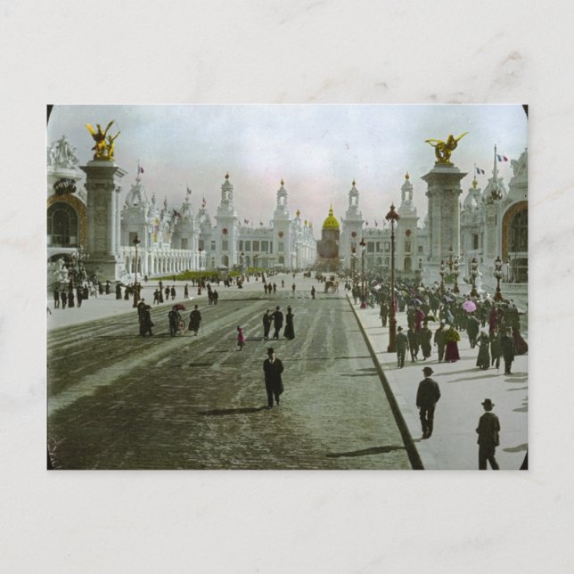 Carte Postale Tour Eiffel vintage (Devant)