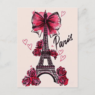 Carte Postale Tour Eiffel Vintage Français