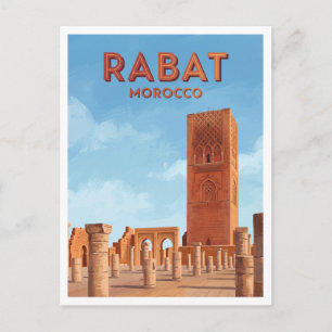 Carte Postale Tour Hassan Rabat Maroc