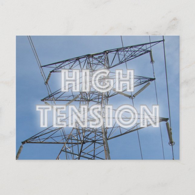 Carte Postale Tour haute tension (Devant)