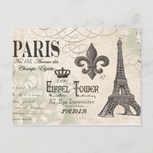 Carte Postale Tour moderne d'Eiffel