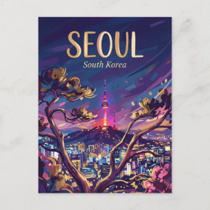 Carte Postale Tour N Seoul Corée du Sud