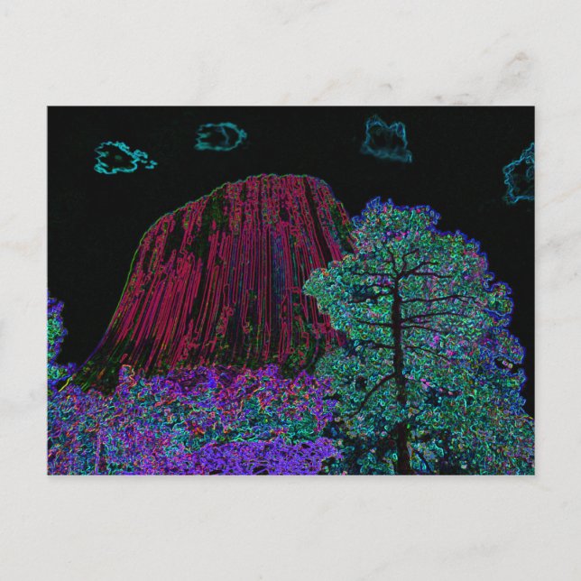 Carte Postale Tour Neon Glow Devils (Devant)