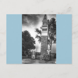 Carte Postale Tour Noir Et Blanc