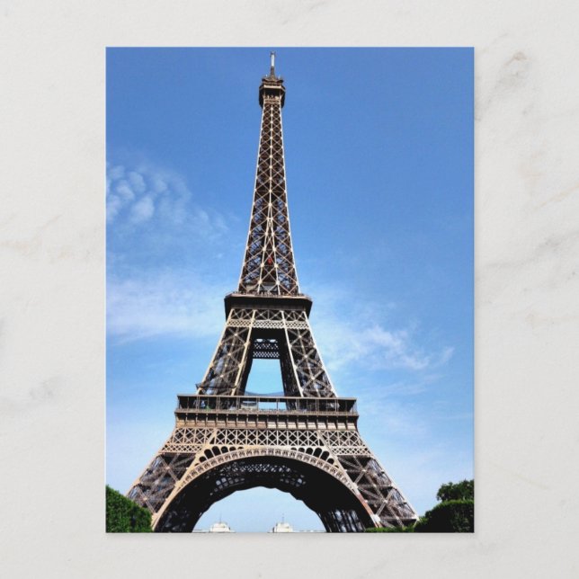 Carte Postale Tour Paris Effel (Devant)