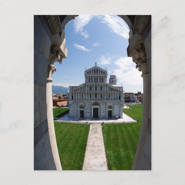 Carte Postale Tour penchée Pise, Italie (Devant)