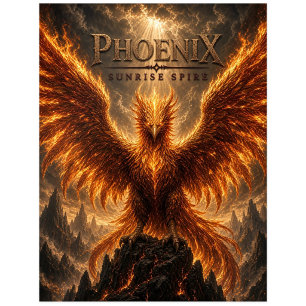 Carte Postale Tour phénix aurore Spire cinéma sombre