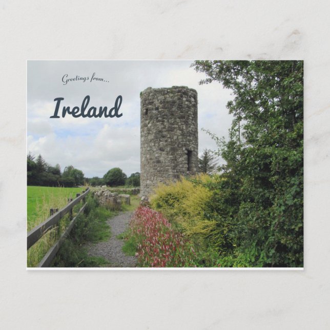 Carte Postale Tour ronde à Drumcliffe Comté de Sligo Irlande (Devant)