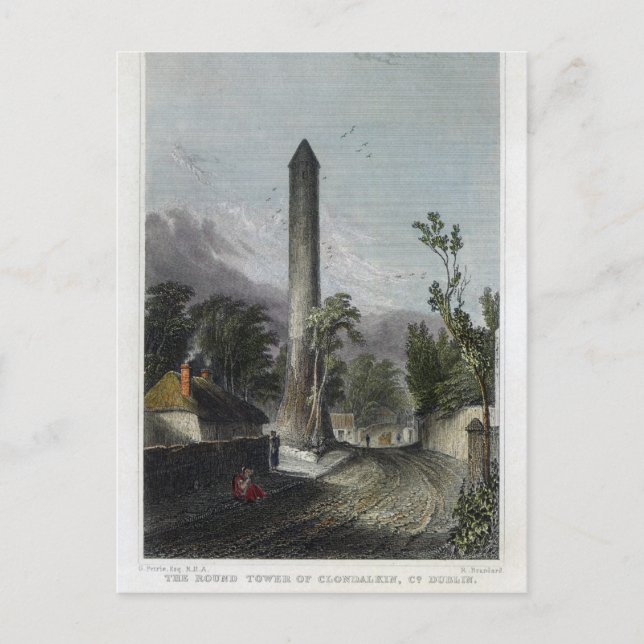 Carte Postale Tour ronde de Clondalkin (Devant)
