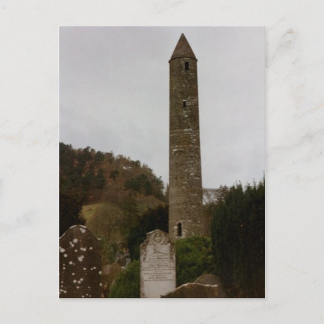 Carte Postale Tour ronde, Glendalough, Co. Wicklow, Irlande (Devant)
