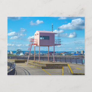 Carte Postale Tour rose/Cabane Cardiff Bay Cardiff, Pays de Gall
