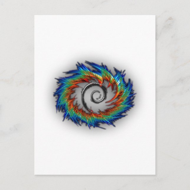Carte Postale Tourbillon Debian (Devant)