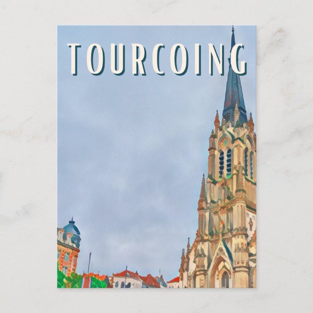 Carte Postale Tourcoing Photo Vintage  (Devant)