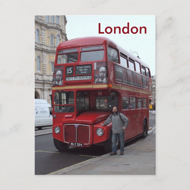 Carte Postale Tourisme vintage de Londres (Devant)