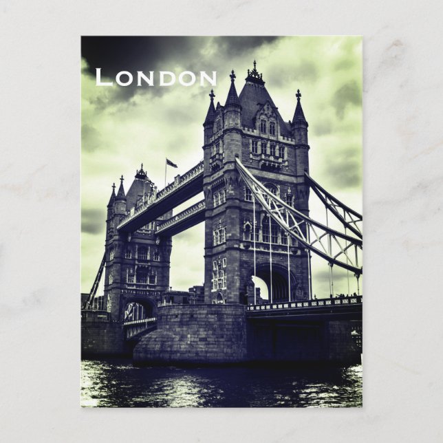 Carte Postale Tourisme vintage de Londres (Devant)