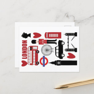 Carte Postale Tourisme vintage de Londres