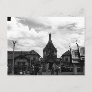 Carte Postale Touristes de l'ancien Thaïlande Bangkok Wat Phra K