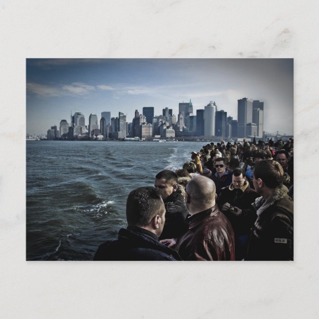 Carte Postale Touristes de Manhattan (Devant)