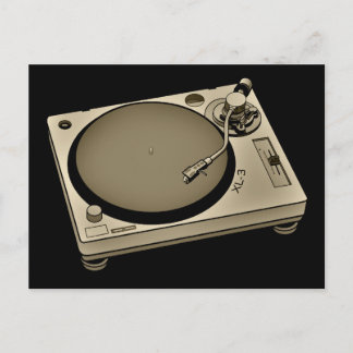 Carte Postale Tourne-disque2