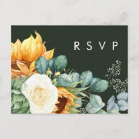 Tournée de pays audacieux | Mariage vert foncé RSV