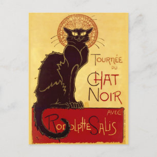Carte Postale Tournée du Conversation Noir, Théophile Steinlen