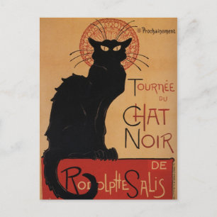 Carte Postale Tournée du Conversation Noir, Théophile Steinlen