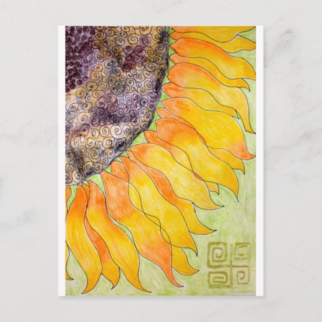 Carte Postale Tournesol (Devant)