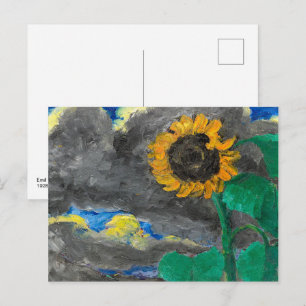 Carte Postale Tournesol Emil Nolde