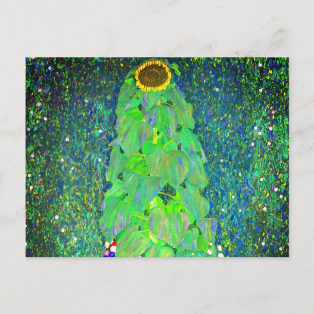 Carte Postale Tournesol Gustav Klimt (Devant)