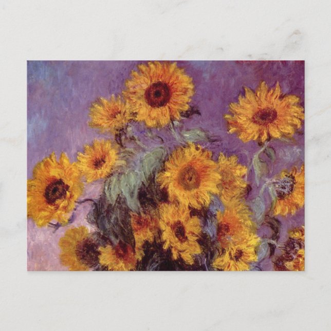 Carte Postale Tournesols Claude Monet (Devant)