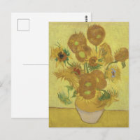 Tournesols de Van Gogh - Jaune vibrant sur jaune