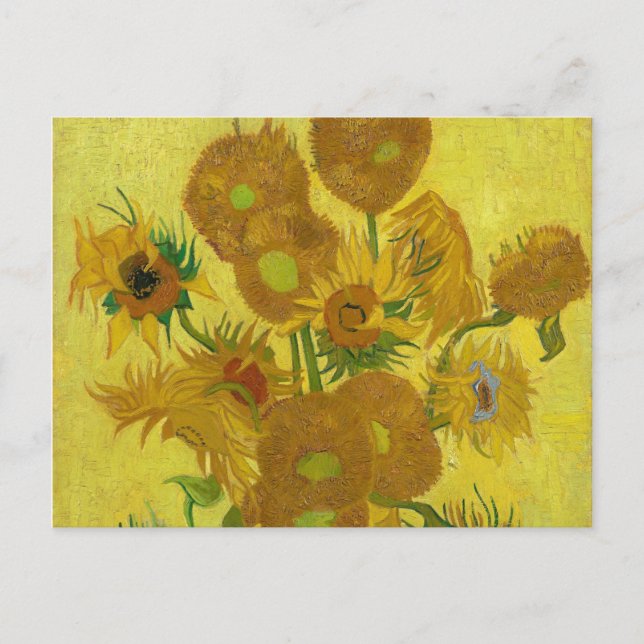 Carte Postale Tournesols de Van Gogh Peinture Art (Devant)