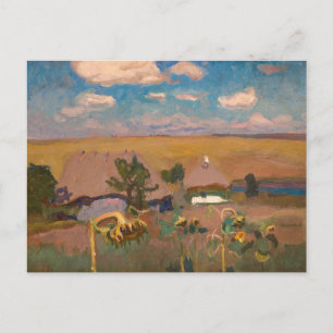 Carte Postale Tournesols Jan Stanisławski