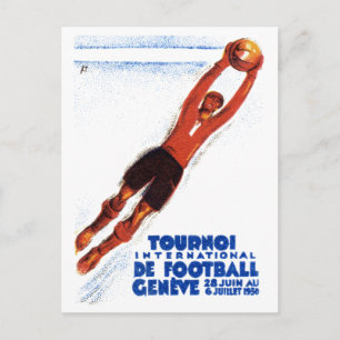 Carte Postale Tournoi de football 1930