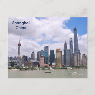 Carte Postale Tournoi de Shanghai Vintage