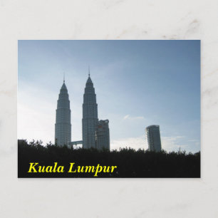 Carte Postale Tours de Kuala Lumpur