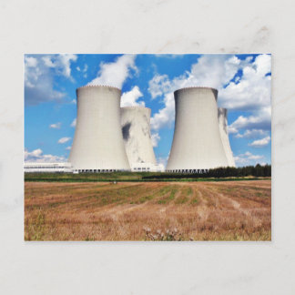 Carte Postale Tours De Refroidissement D'Une Centrale Nucléaire