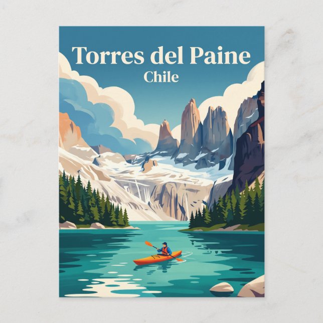 Carte Postale Tours del Paine Chili (Devant)