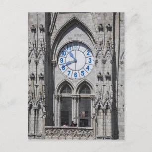 Carte Postale Tours d'horloge de la Basilique nationale, Équateu
