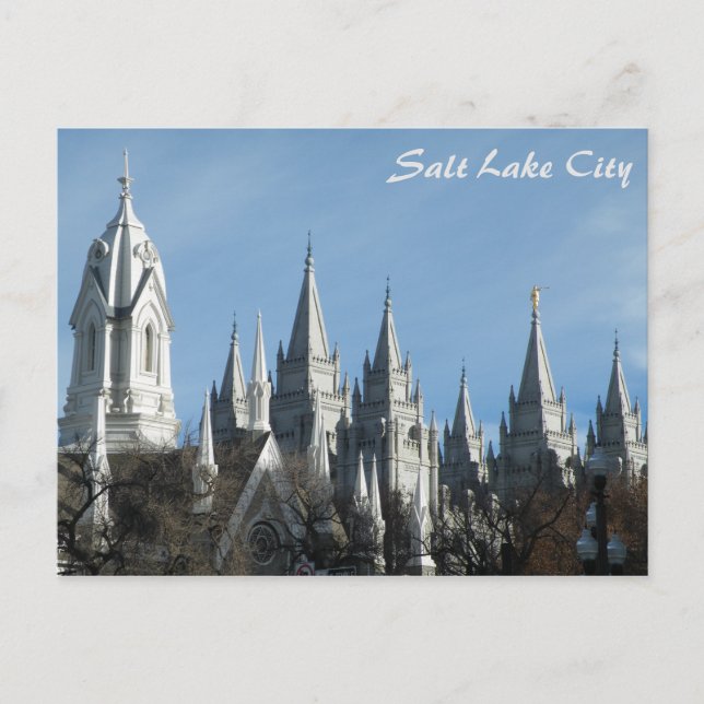 Carte Postale Tours du Temple - Salt Lake City (Devant)
