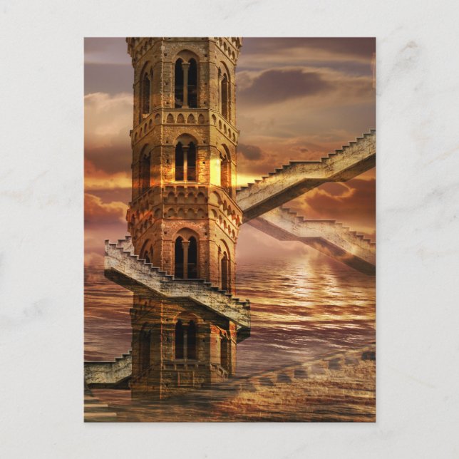 Carte Postale Tours éthérées (Devant)