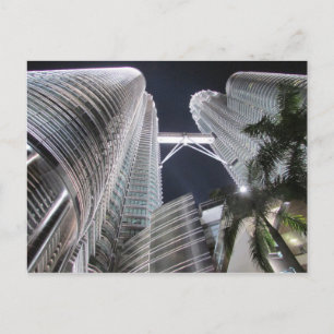 Carte Postale tours jumelles petronas haute