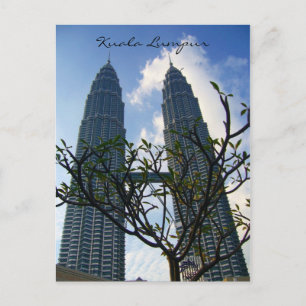 Carte Postale tours jumelles petronas top kl