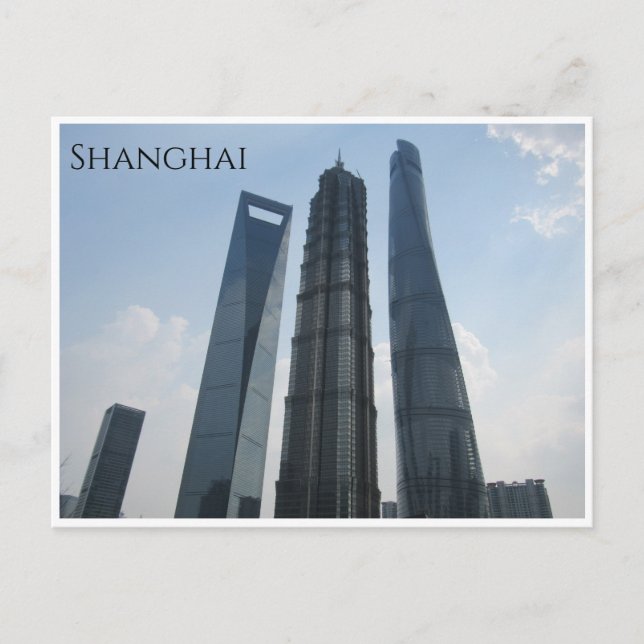 Carte Postale tours shanghai (Devant)